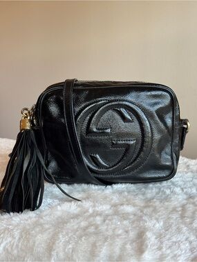Gucci Black Soho Disco Crossbody Bag
